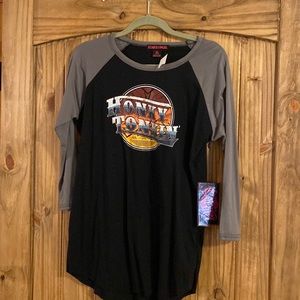 Honky Tonkin Western Ladies T shirt